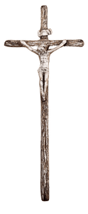 Silver Wood Crucifix Crucifix LeLe Mudd