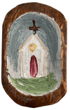 Small Church Dough Bowls Red Door art Alex Ladner