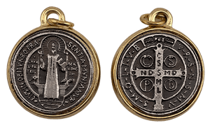 Small Mixed Metal St. Benedict Medal Medal San Francis Imports Inc.