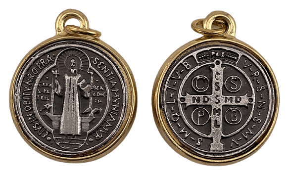 Small Mixed Metal St. Benedict Medal Medal San Francis Imports Inc.