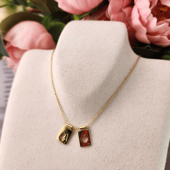 Small Scapular Necklace Jewelry Ibiza Passion