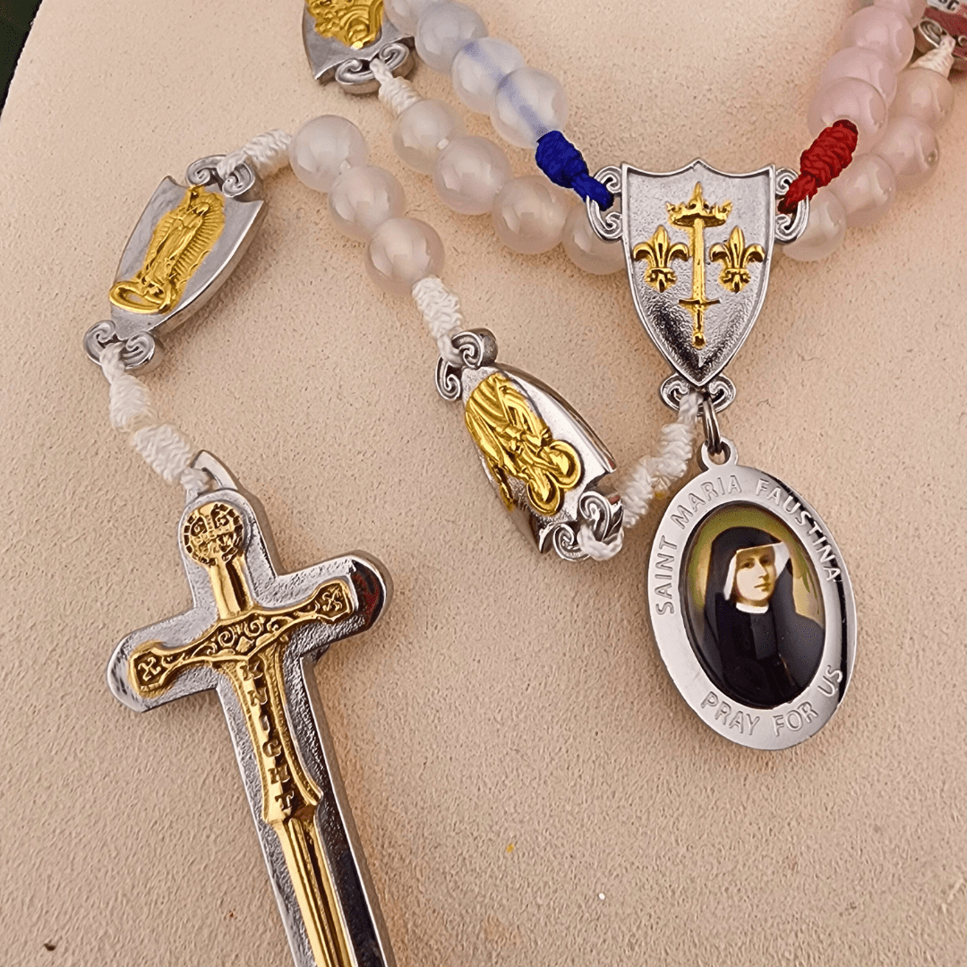 Sister Dulce Gift Shop, Catholic Store, Religious Store, St. Faustina Warrior Rosary, Rosary