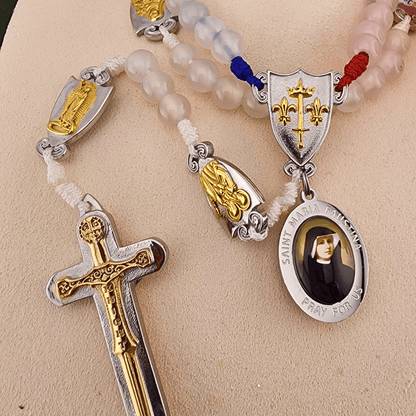 Sister Dulce Gift Shop, Catholic Store, Religious Store, St. Faustina Warrior Rosary, Rosary