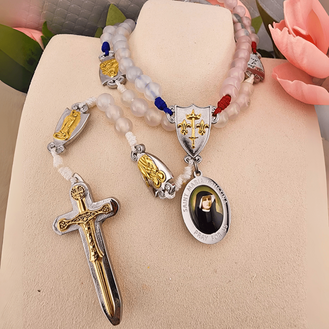 Sister Dulce Gift Shop, Catholic Store, Religious Store, St. Faustina Warrior Rosary, Rosary