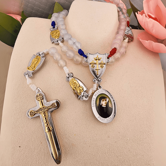 Sister Dulce Gift Shop, Catholic Store, Religious Store, St. Faustina Warrior Rosary, Rosary