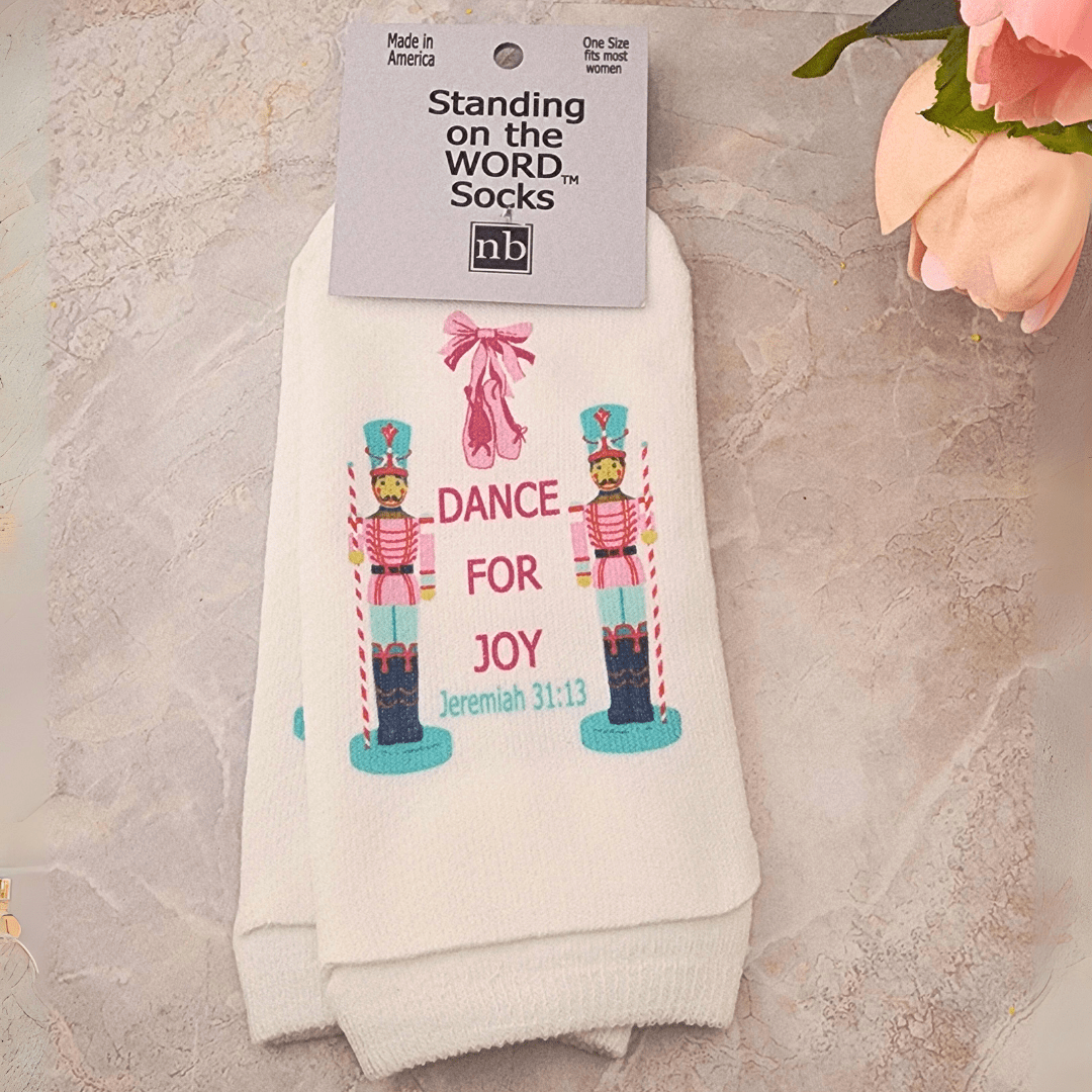 Standing on the Word Ladies' Socks Jeremiah 31:15 Dance For Joy Socks Standing on the WORD