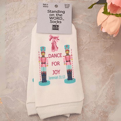 Standing on the Word Ladies' Socks Jeremiah 31:15 Dance For Joy Socks Standing on the WORD