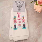 Standing on the Word Ladies' Socks Jeremiah 31:15 Dance For Joy Socks Standing on the WORD