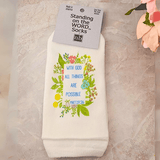 Standing on the Word Ladies' Socks Matthew 19:26 With God All Things Are Possible Socks Standing on the WORD