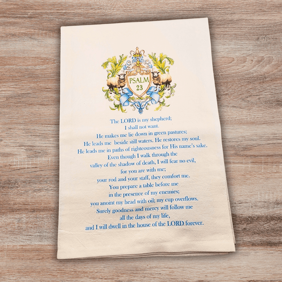 Standing on the Word Tea Towels Psalm 23 home accessories Standing on the WORD