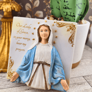 Tabletop Saints Our Lady of Grace Home Decor Roman