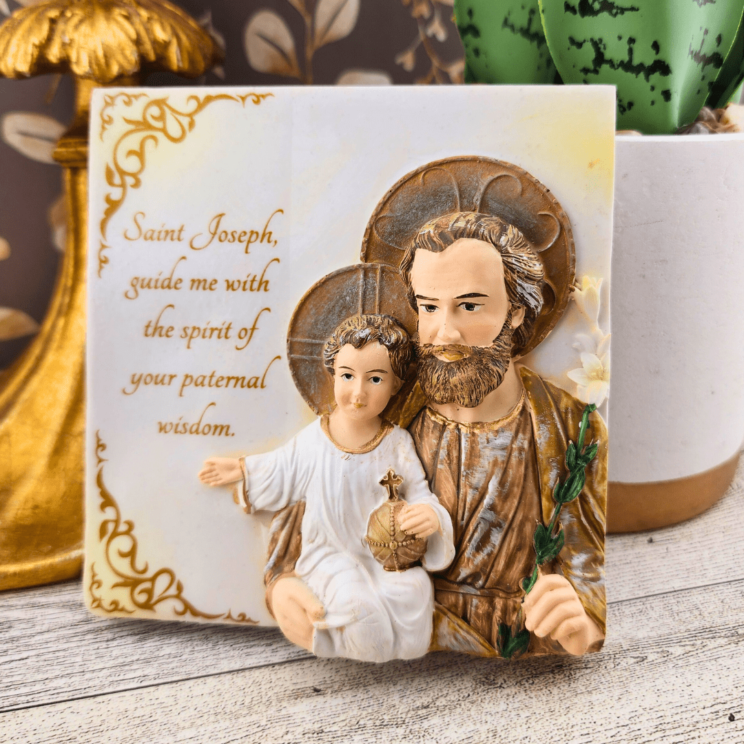 Tabletop Saints St. Joseph Home Decor Roman