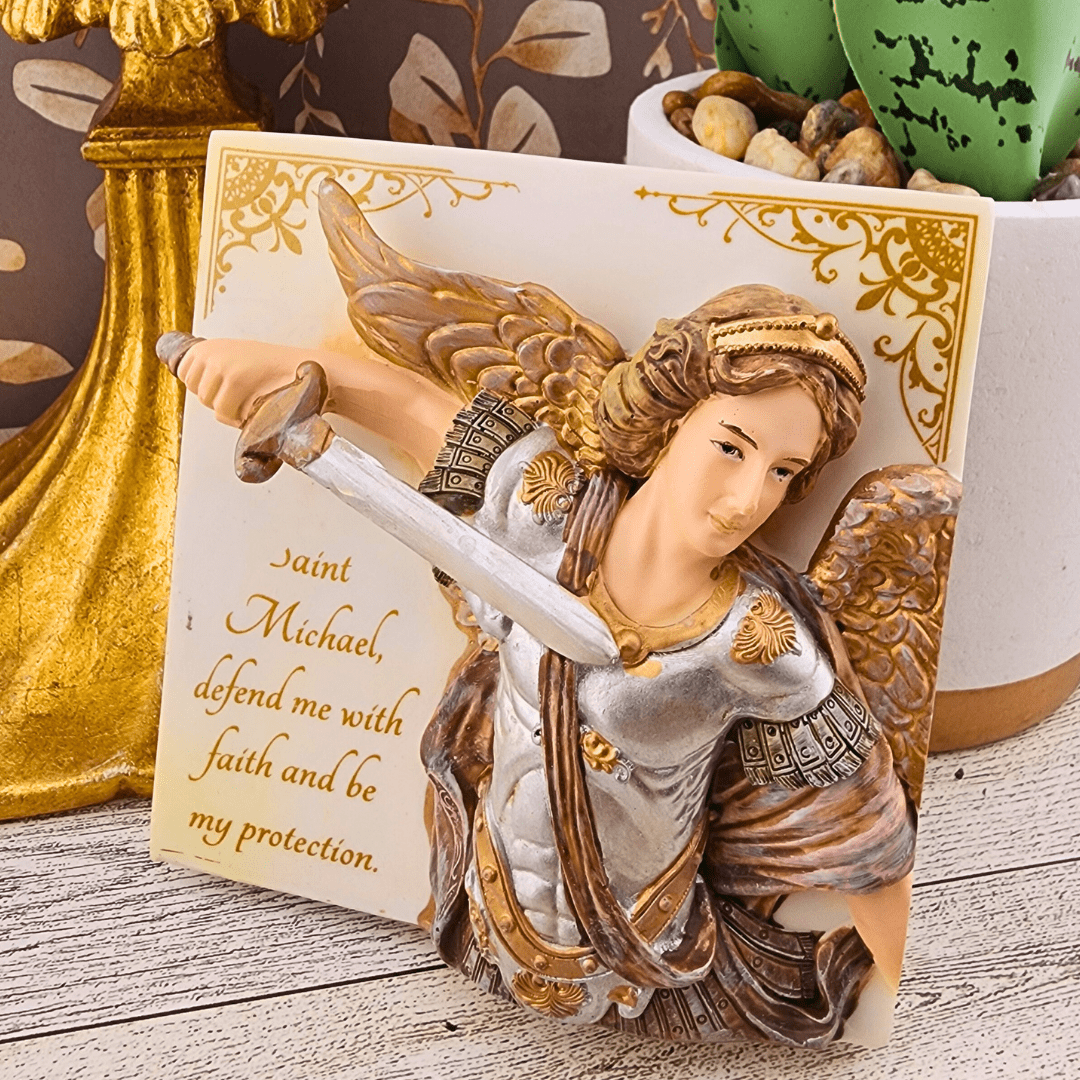 Tabletop Saints St. Michael Home Decor Roman