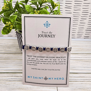 Trust the Journey Blessing Bracelet Navy/Mixed Bracelet My Saint My Hero