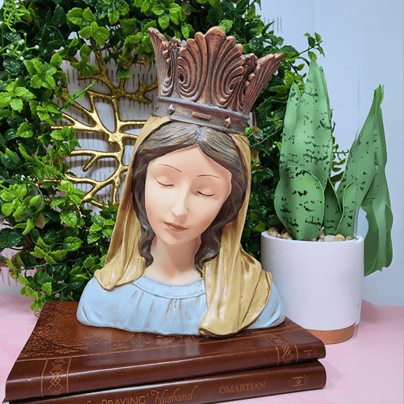 Virgin Mary Bust Decor Raz Imports