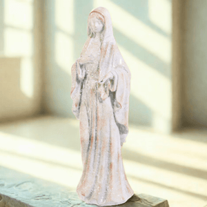 Virgin Mary Iced Statue Statue Raz Imports