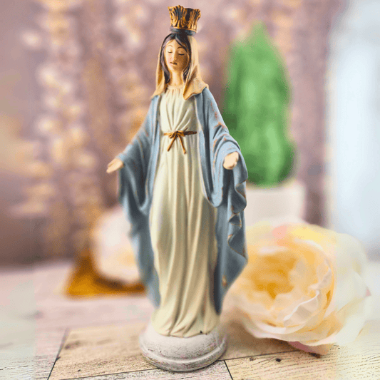 Virgin Mary Statue 9" Decor Raz Imports