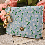 Wallet With St. Benedict Charm Flowers Accessory Mary Square