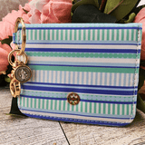 Wallet With St. Benedict Charm Stripes Accessory Mary Square