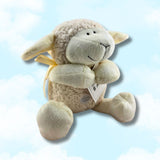 plush lamb, prayer lamb, baby gifts, white lamb, sister dulce