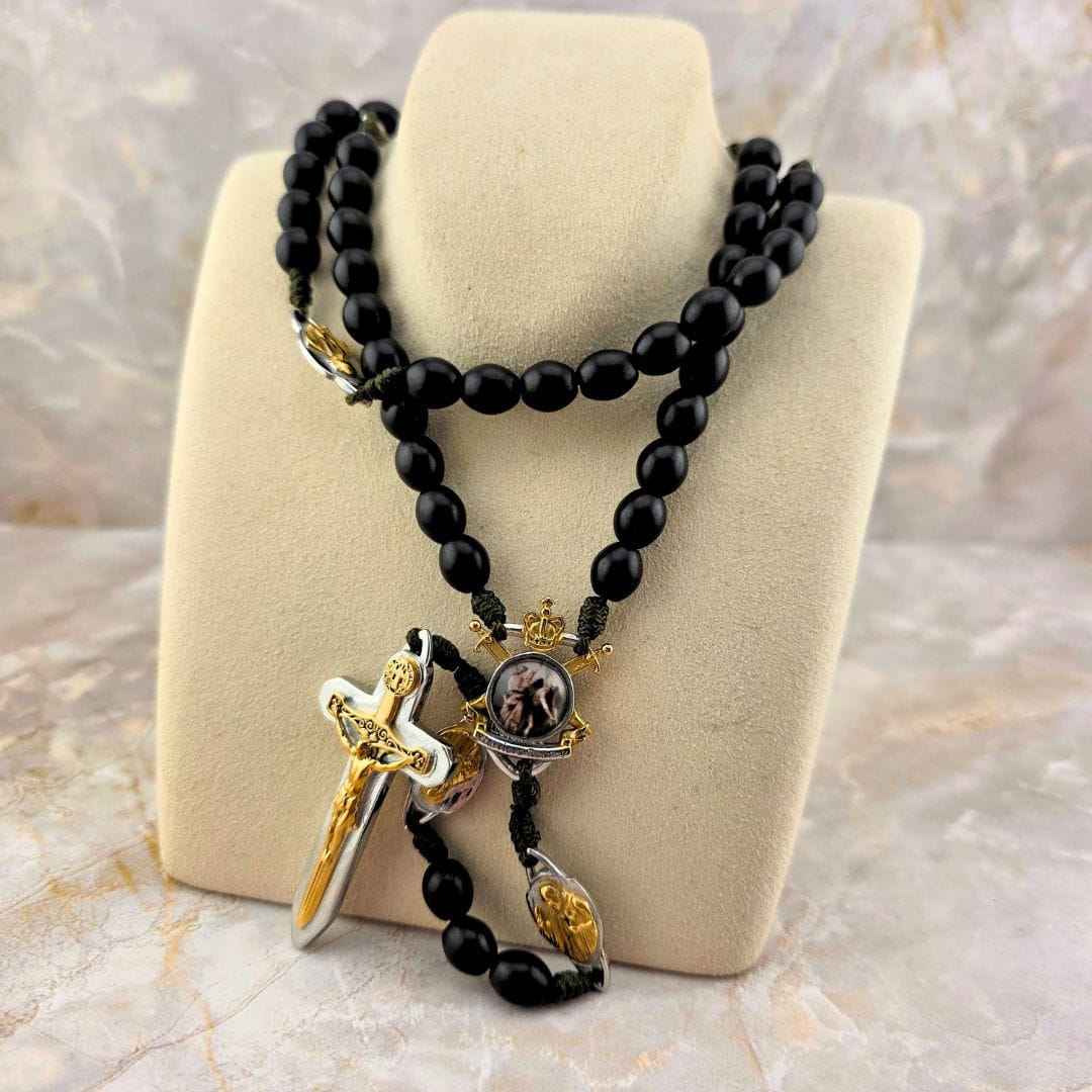 warrior rosary, exorcism edition, saints, rosary for protection, sister dulce, hail mary