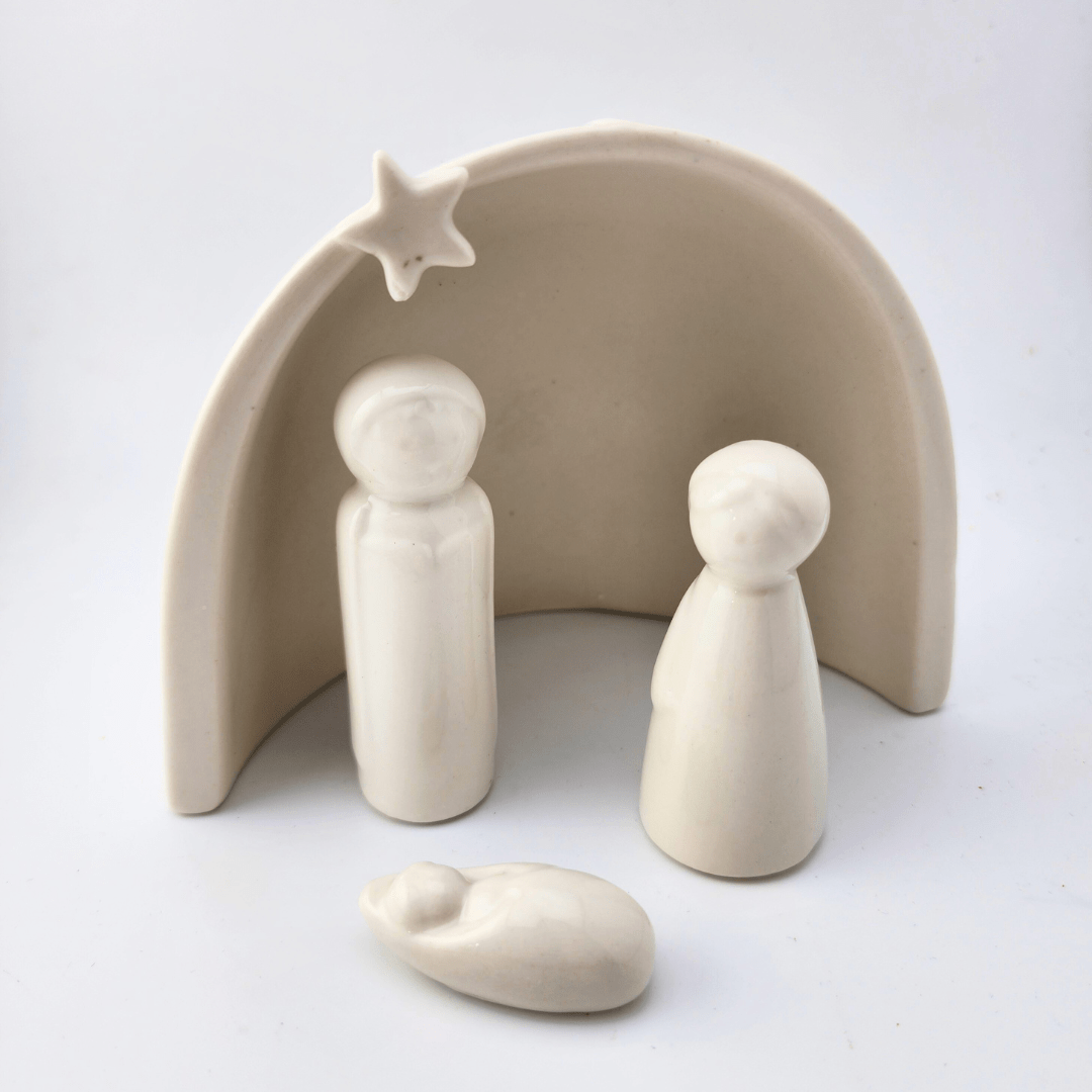 Sister Dulce Gift Shop. Catholic Store, Religious Store,  Catholic Christmas, Religious Christmas, Porcelain Nativity