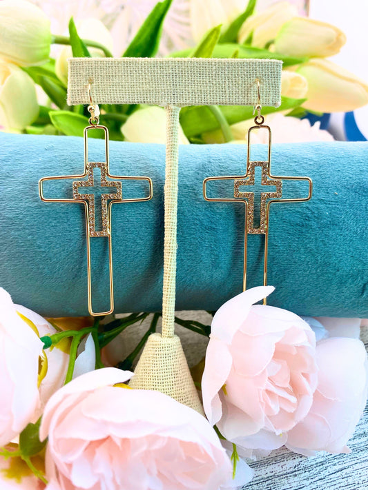 Sister Dulce Gift Shop, Catholic Store, Religious Store, Catholic Jewelry, Religious Jewelry, Cross Earrings