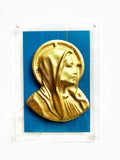 Acrylic Frame with Various Intaglio Gold Mary home decor Art by Amy
