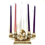 Sister Dulce Gift Shop, Catholic Gift Store, Christmas, Advent Wreath, Nativity Advent Candleholder
