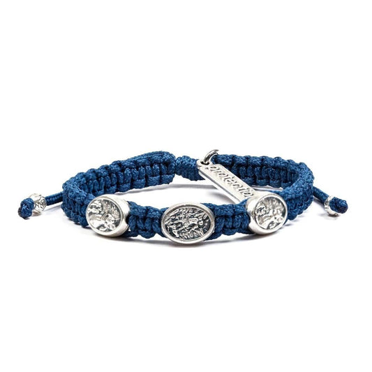 Archangel Michael Protection Bracelet for Kids Navy Bracelet My Saint My Hero