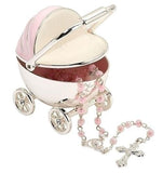 Baby's First Rosary | Baby Carriage Pink Carriage Baby Gifts Roman