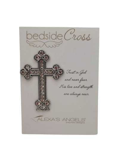 Bedside Angels Crystal Cross - Pave Gift Items roman