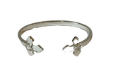 Believer Cross Cuff Bracelet - Gold or Silver Bracelet , Sister Dulce Gift Shop, Catholic Jewelry, Religious Jewelry