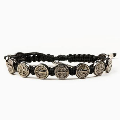 Benedictine Blessing Bracelets Jet Black Bracelet My Saint My Hero