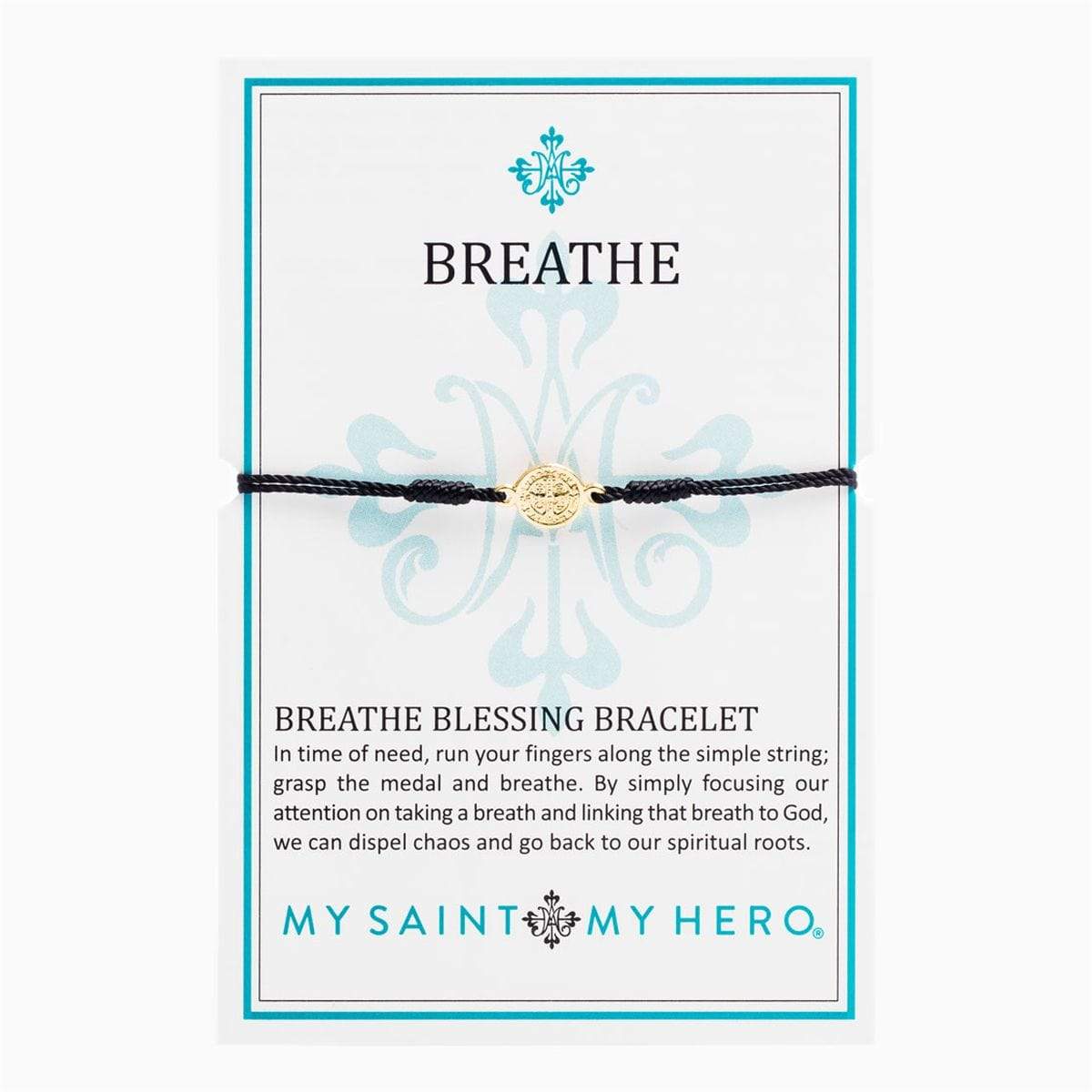 Benedictine Medal Breathe Bracelet, Sister Dulce Gift Shop, Catholic Store, Religious Store, Catholic Bracelet, St. Benedict Bracelet