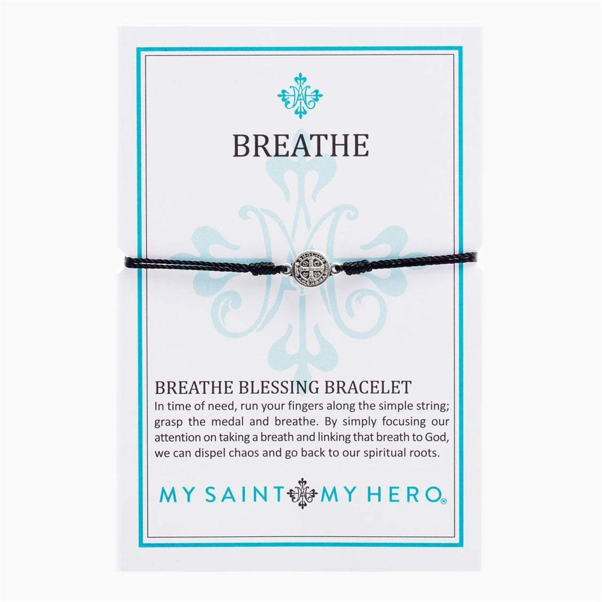 Benedictine Medal Breathe Bracelet, Sister Dulce Gift Shop, Catholic Store, Religious Store, Catholic Bracelet, St. Benedict Bracelet