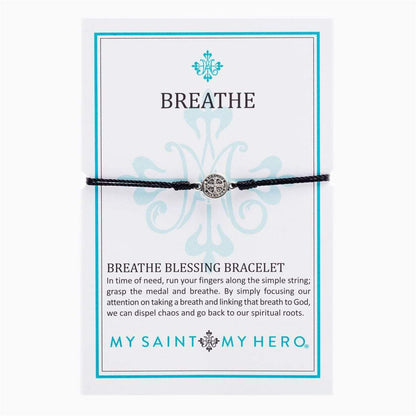 Benedictine Medal Breathe Bracelet, Sister Dulce Gift Shop, Catholic Store, Religious Store, Catholic Bracelet, St. Benedict Bracelet