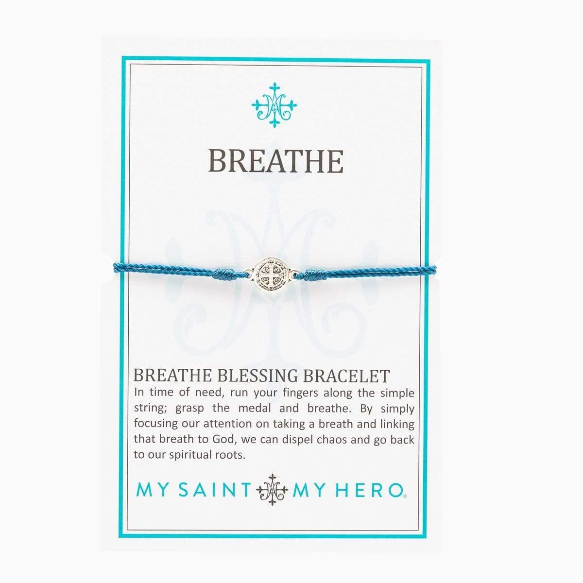 Benedictine Medal Breathe Bracelet, Sister Dulce Gift Shop, Catholic Store, Religious Store, Catholic Bracelet, St. Benedict Bracelet
