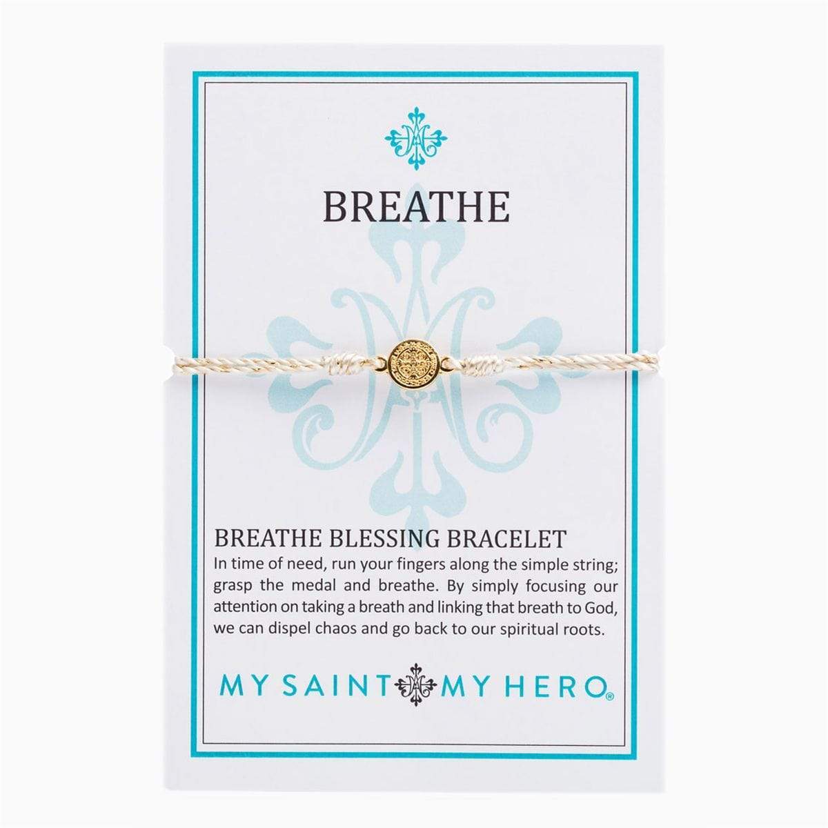 Benedictine Medal Breathe Bracelet, Sister Dulce Gift Shop, Catholic Store, Religious Store, Catholic Bracelet, St. Benedict Bracelet