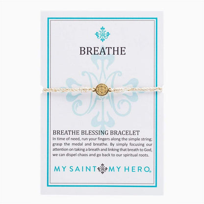 Benedictine Medal Breathe Bracelet, Sister Dulce Gift Shop, Catholic Store, Religious Store, Catholic Bracelet, St. Benedict Bracelet