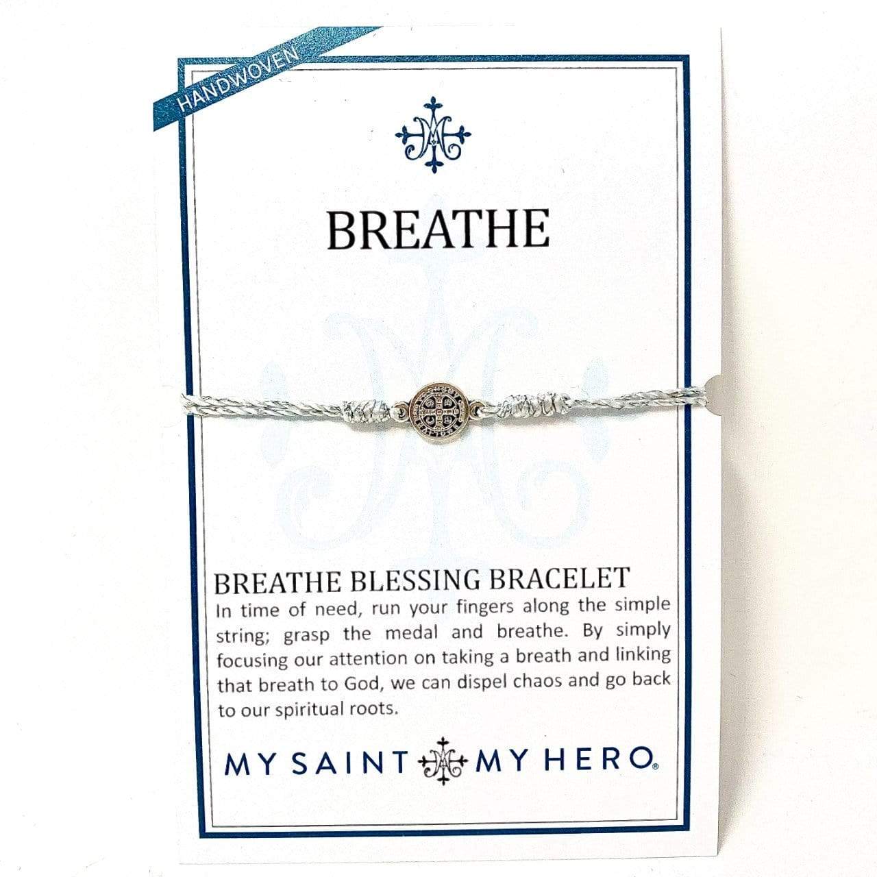 Benedictine Medal Breathe Bracelet, Sister Dulce Gift Shop, Catholic Store, Religious Store, Catholic Bracelet, St. Benedict Bracelet