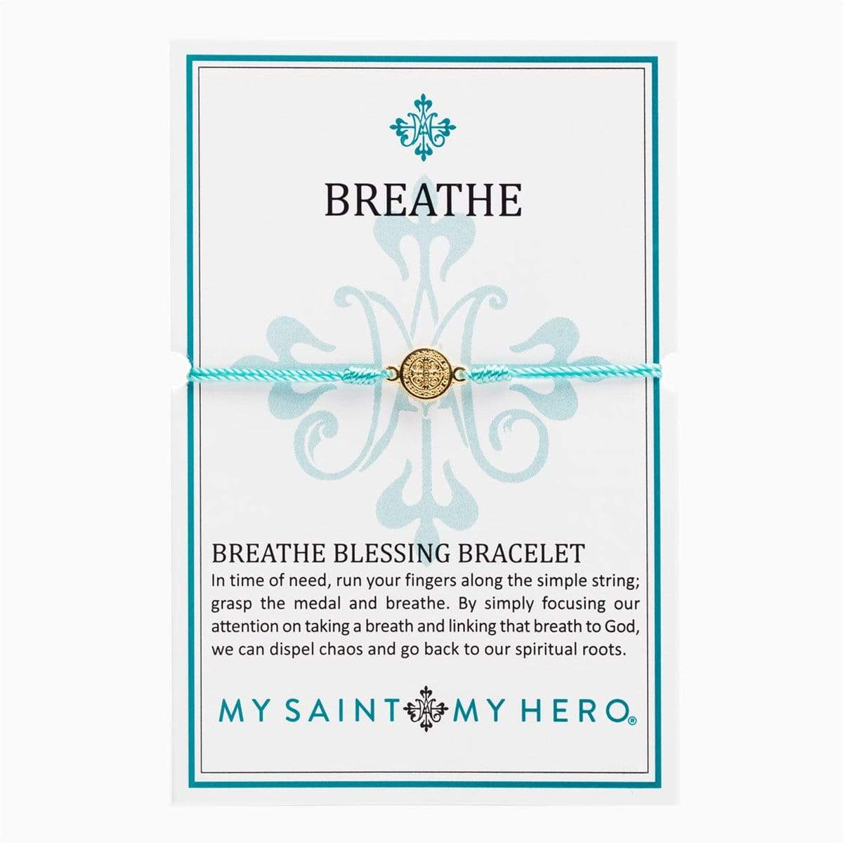 Benedictine Medal Breathe Bracelet, Sister Dulce Gift Shop, Catholic Store, Religious Store, Catholic Bracelet, St. Benedict Bracelet