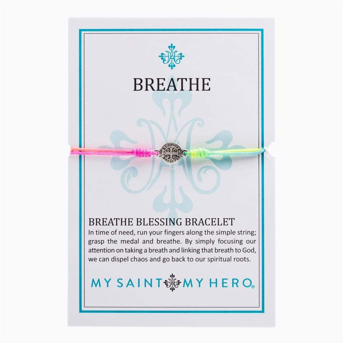 Benedictine Medal Breathe Bracelet, Sister Dulce Gift Shop, Catholic Store, Religious Store, Catholic Bracelet, St. Benedict Bracelet