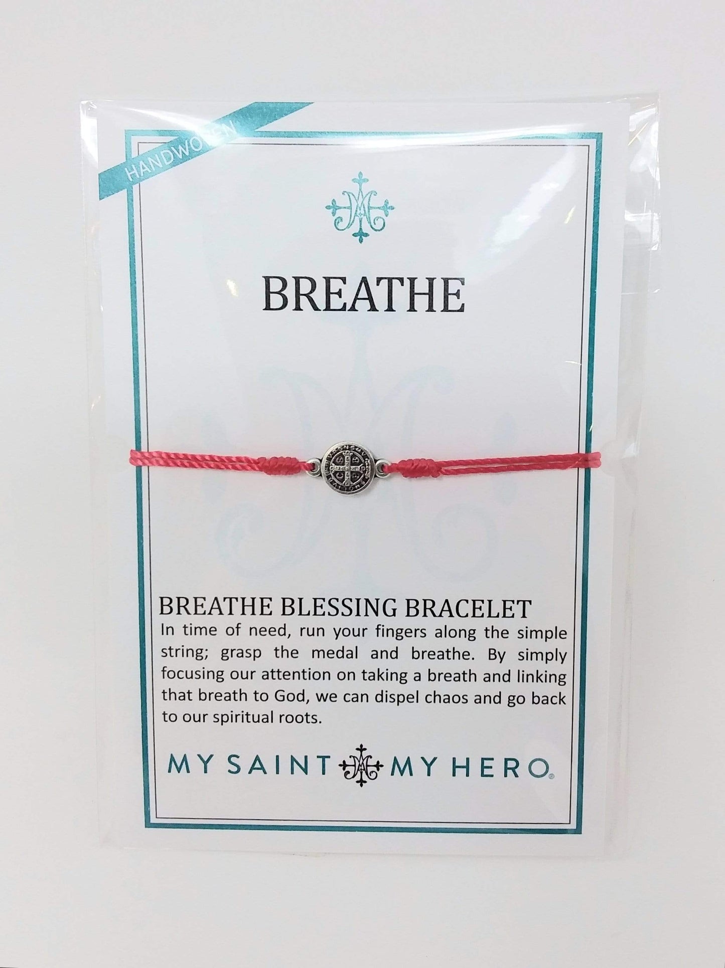 Benedictine Medal Breathe Bracelet, Sister Dulce Gift Shop, Catholic Store, Religious Store, Catholic Bracelet, St. Benedict Bracelet