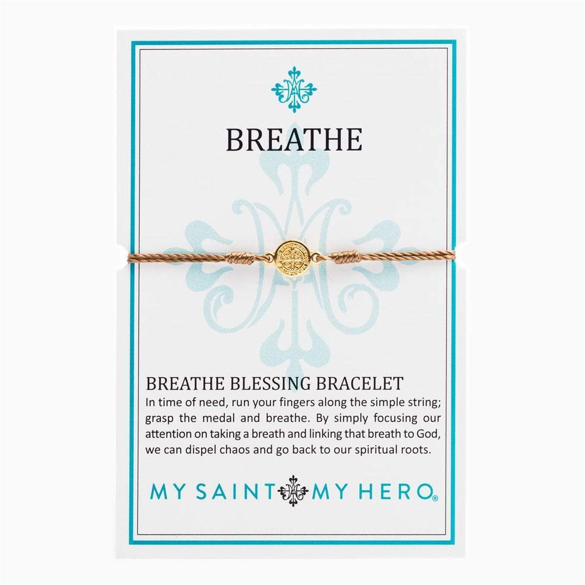 Benedictine Medal Breathe Bracelet, Sister Dulce Gift Shop, Catholic Store, Religious Store, Catholic Bracelet, St. Benedict Bracelet