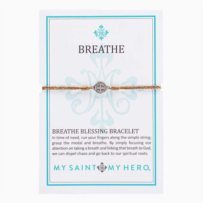 Benedictine Medal Breathe Bracelet, Sister Dulce Gift Shop, Catholic Store, Religious Store, Catholic Bracelet, St. Benedict Bracelet