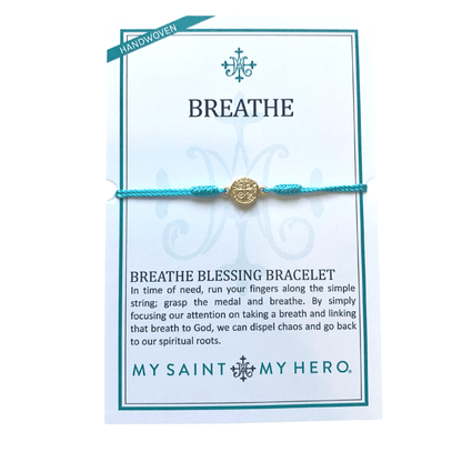 Benedictine Medal Breathe Bracelet, Sister Dulce Gift Shop, Catholic Store, Religious Store, Catholic Bracelet, St. Benedict Bracelet