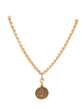 Blessed Mother Coin Necklace Necklace Carri Brown