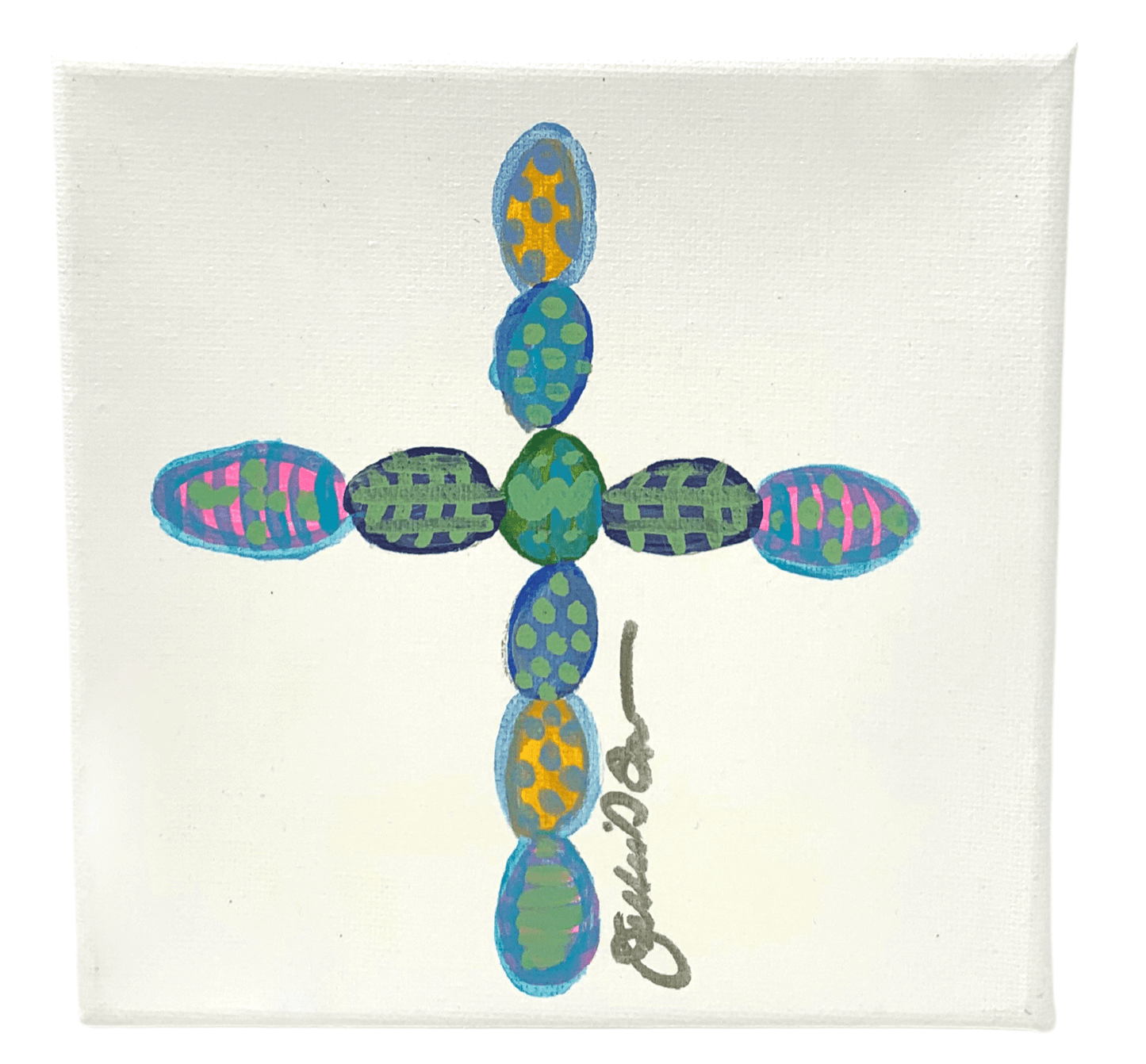 Sister Dulce Gift Shop, Catholic Store, Religious Store, Catholic Art, Spring Art,  Easter Egg Cross 