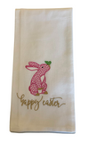 Easter Embroidered Tea Towels Christmas Hanging By A Thread